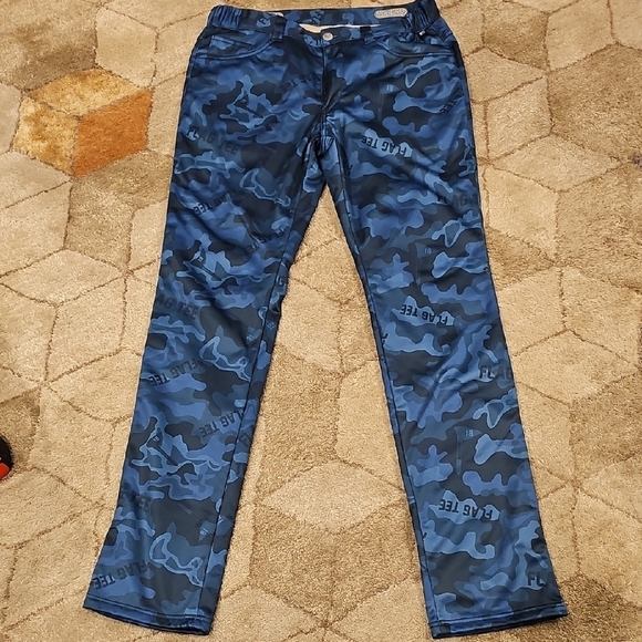 NWOT Men's FILA GOLF camouflage print bonded pants - Picture 1 of 2